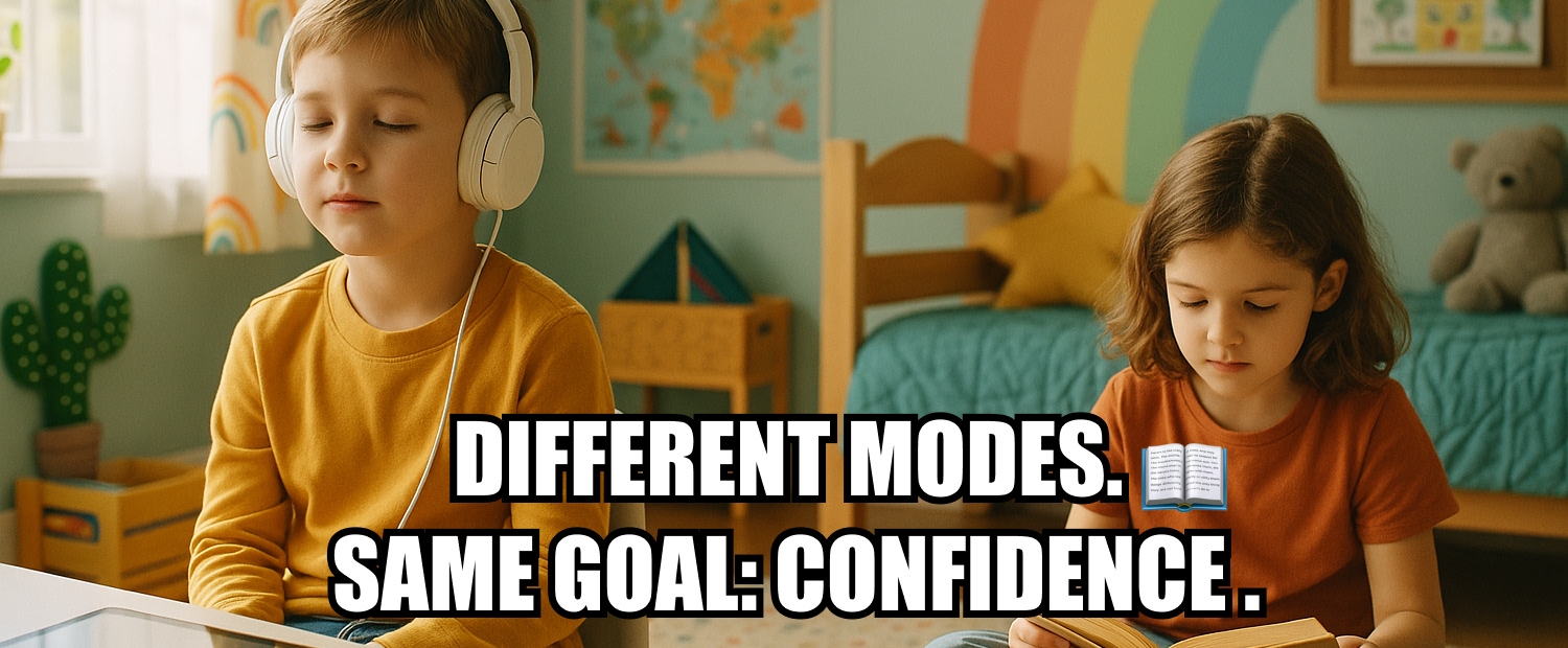 Discover KOBI’s new Listening & Reading modes - giving kids more choice, more confidence, and more ways to enjoy stories in multiple languages.